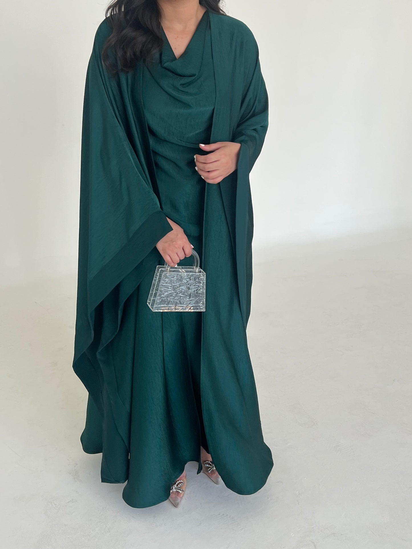 SILK ABAYA SET