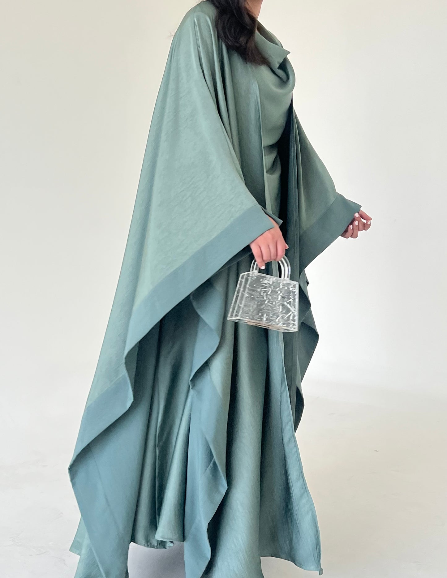 SILK ABAYA SET