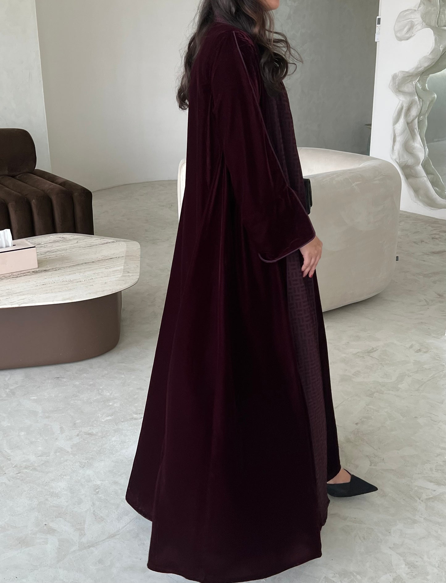 VELVET ABAYA SET