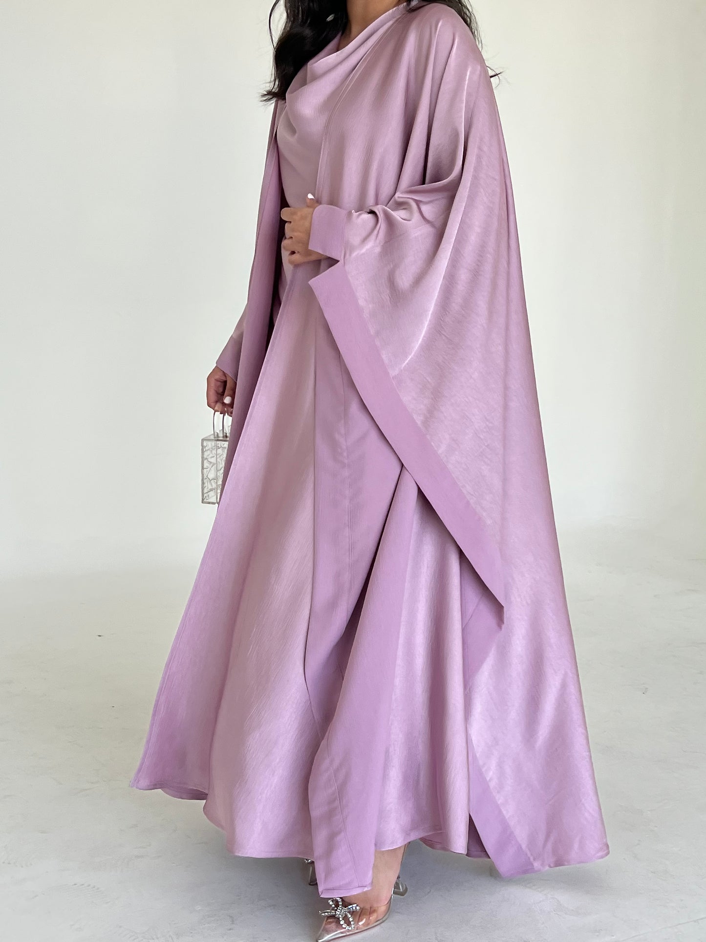 SILK ABAYA SET