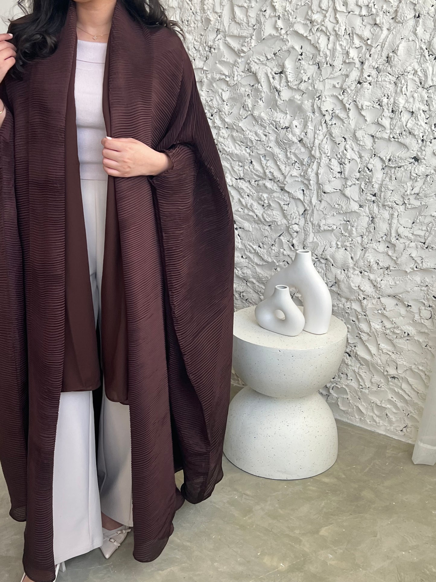 PLEATED ABAYA