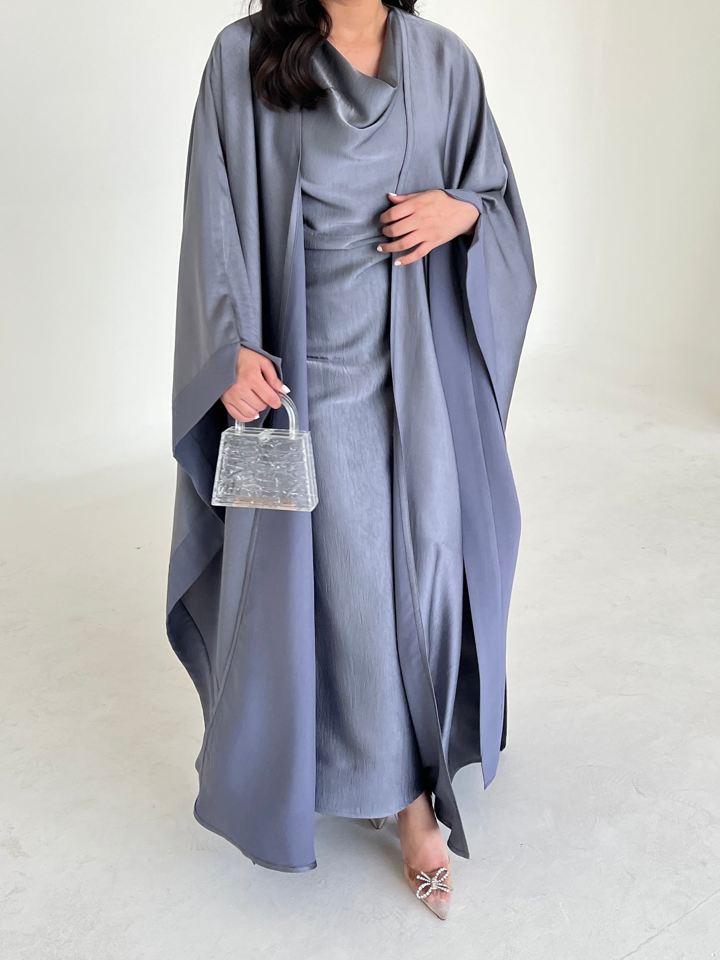 SILK ABAYA SET