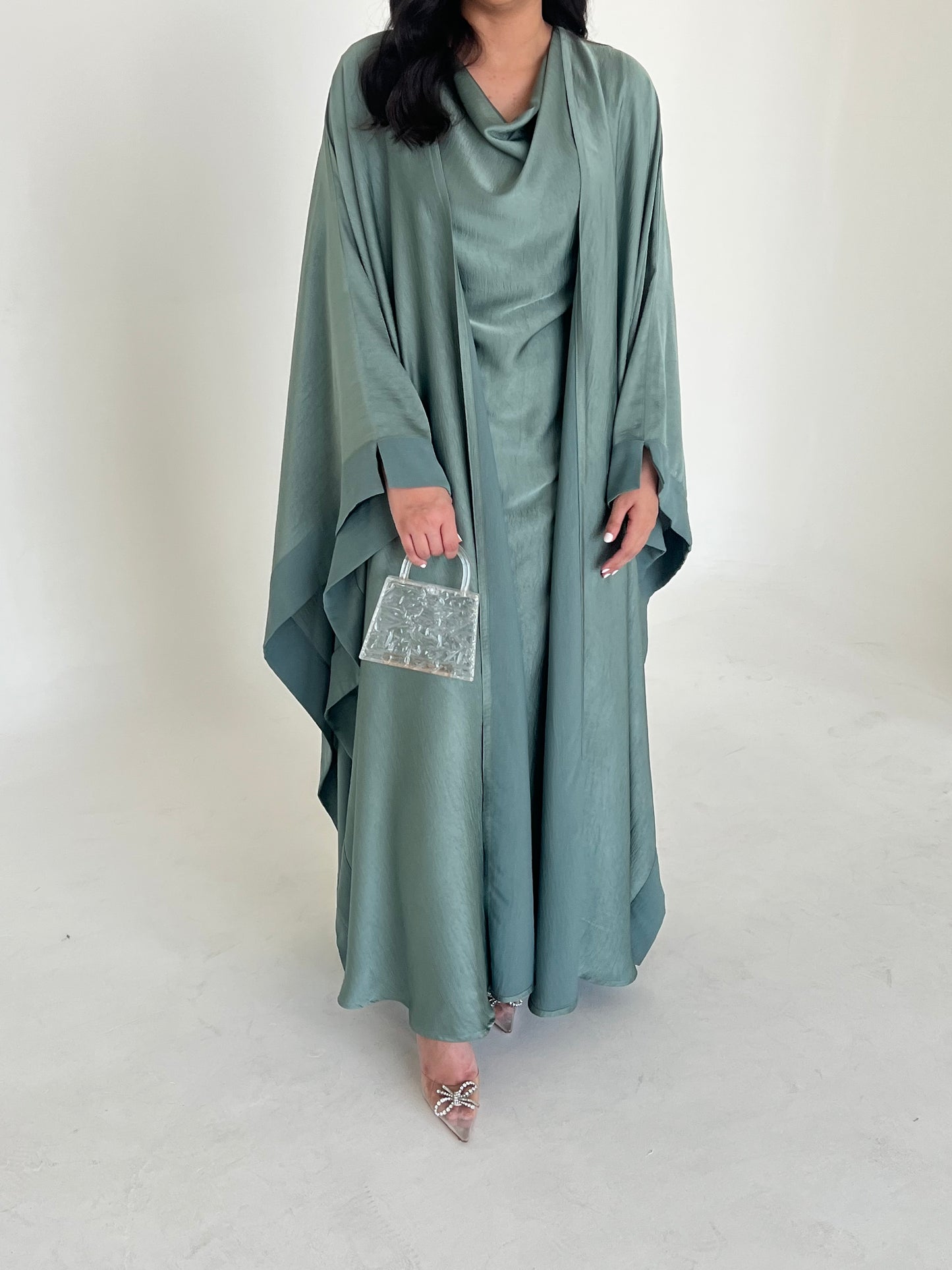 SILK ABAYA SET