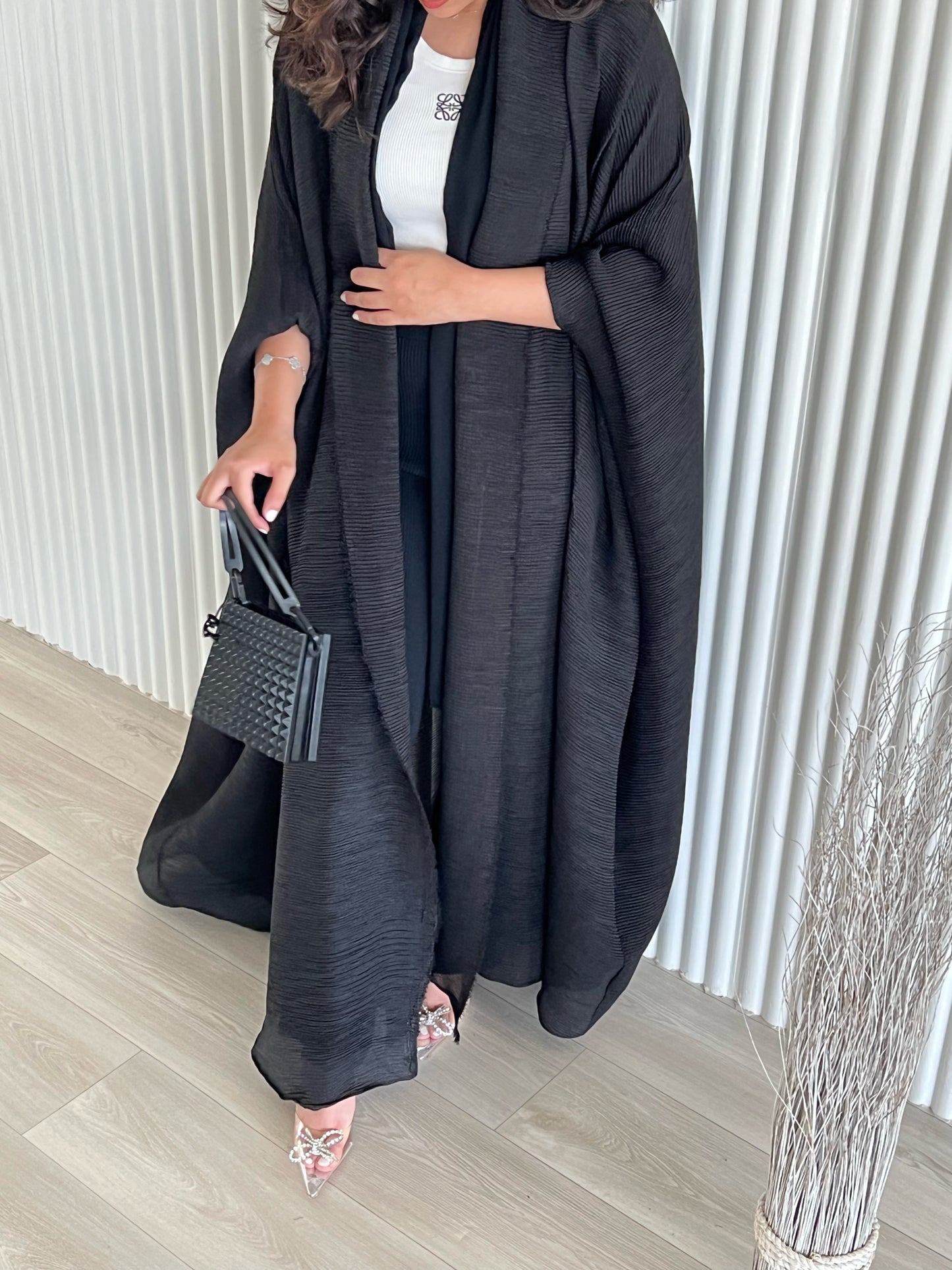 PLEATED ABAYA