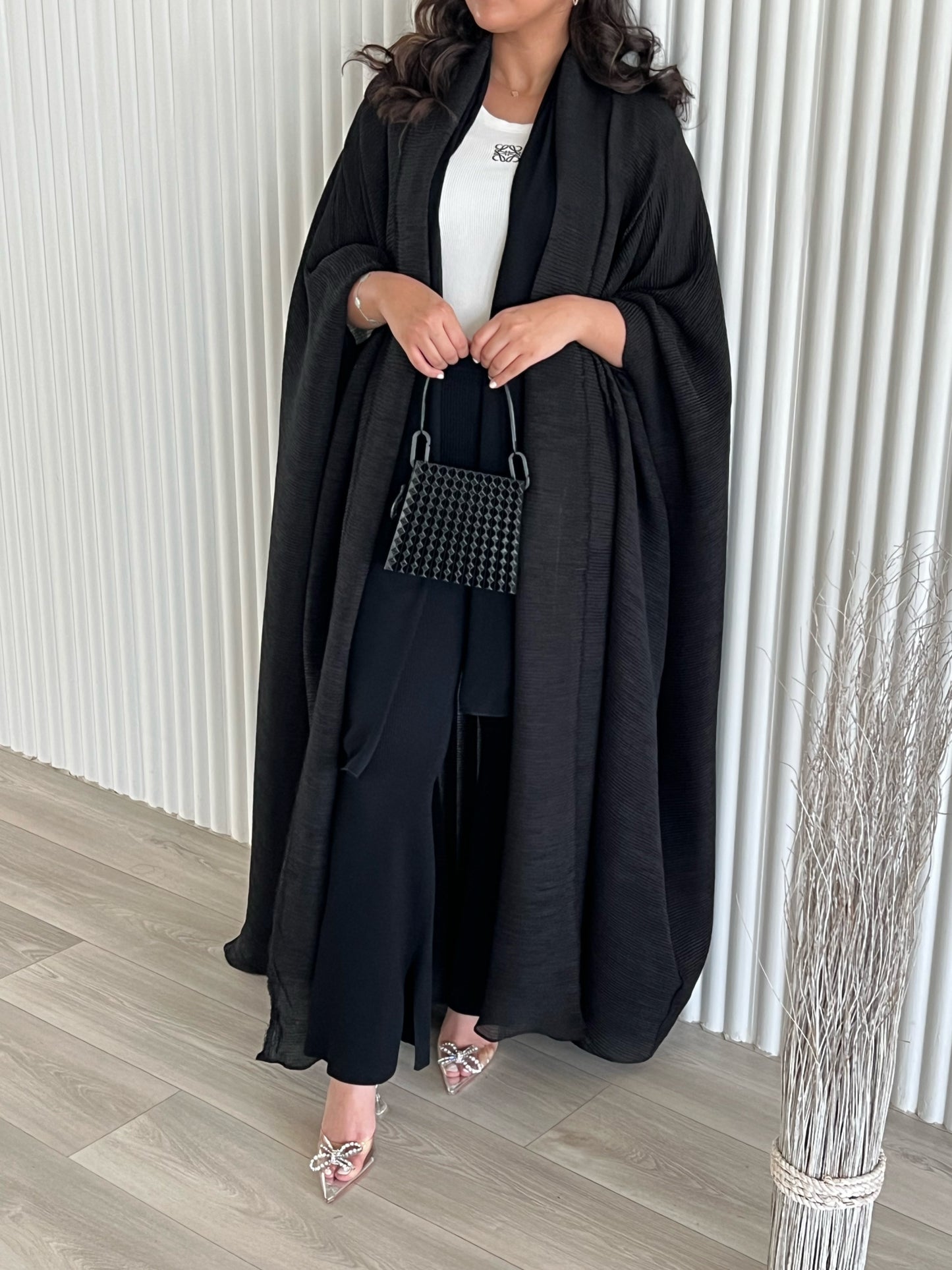 PLEATED ABAYA