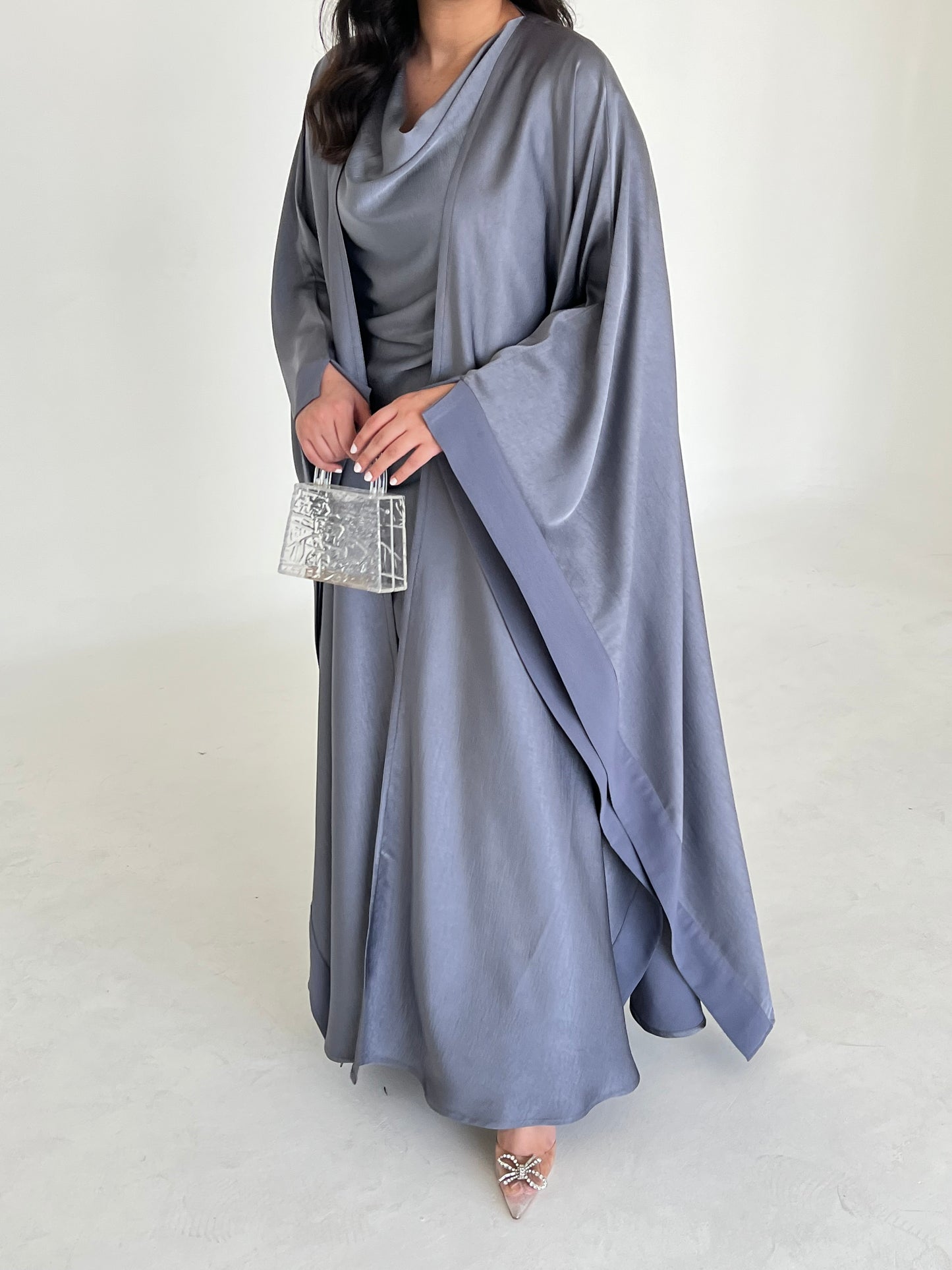 SILK ABAYA SET