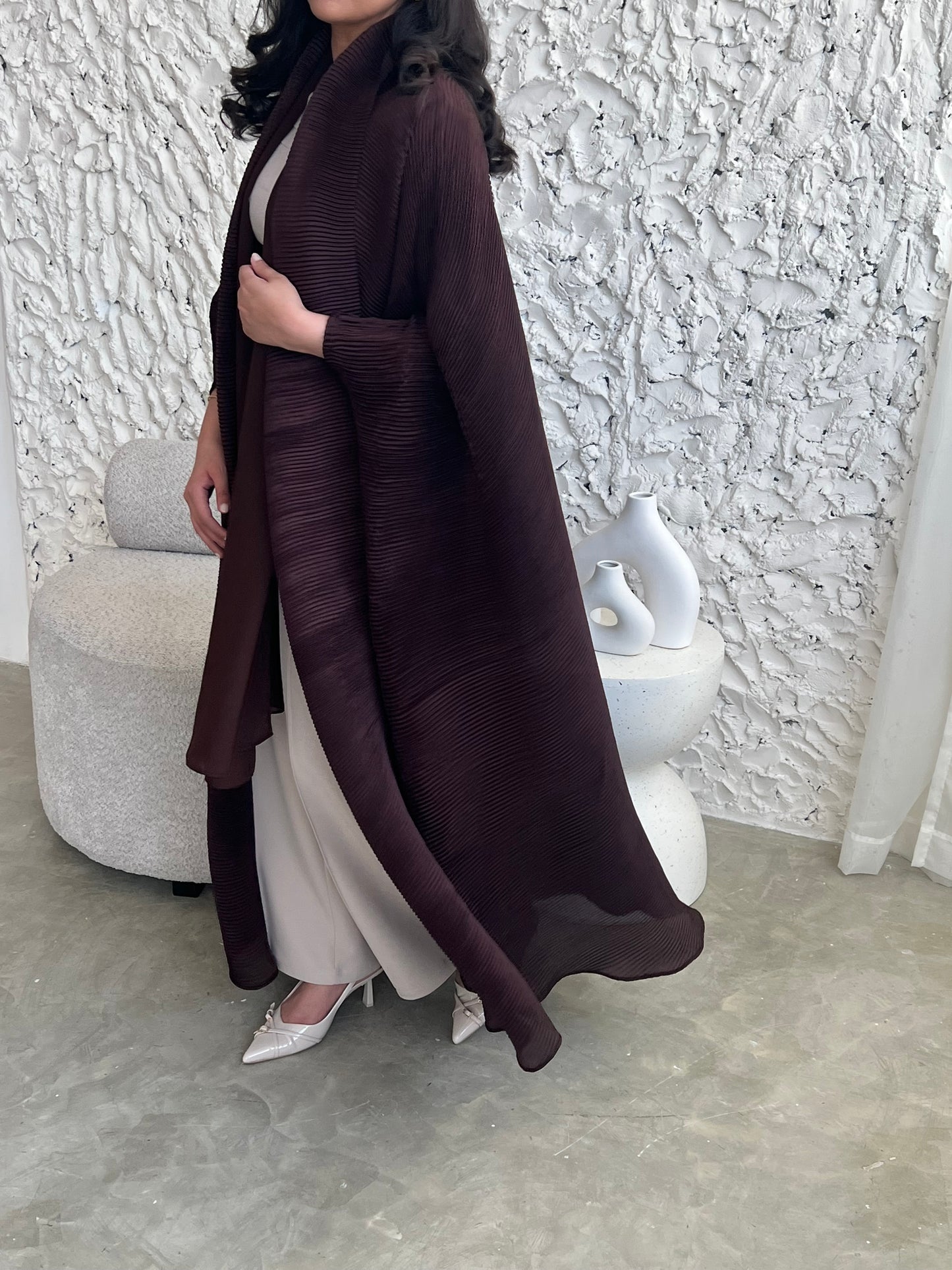 PLEATED ABAYA