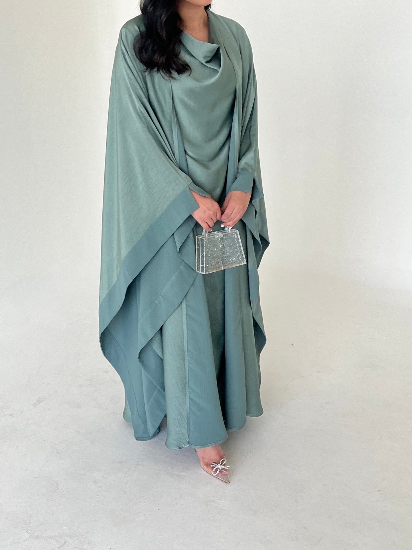 SILK ABAYA SET