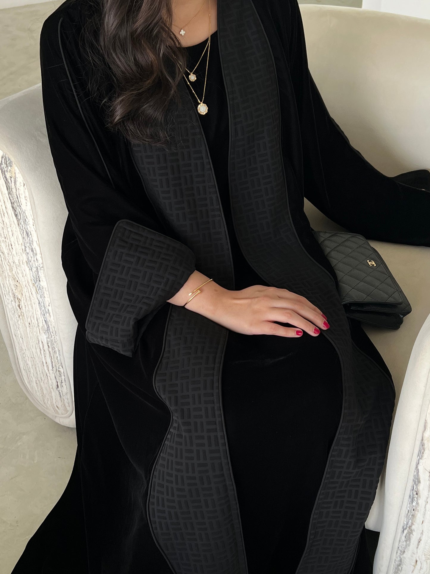 VELVET ABAYA SET