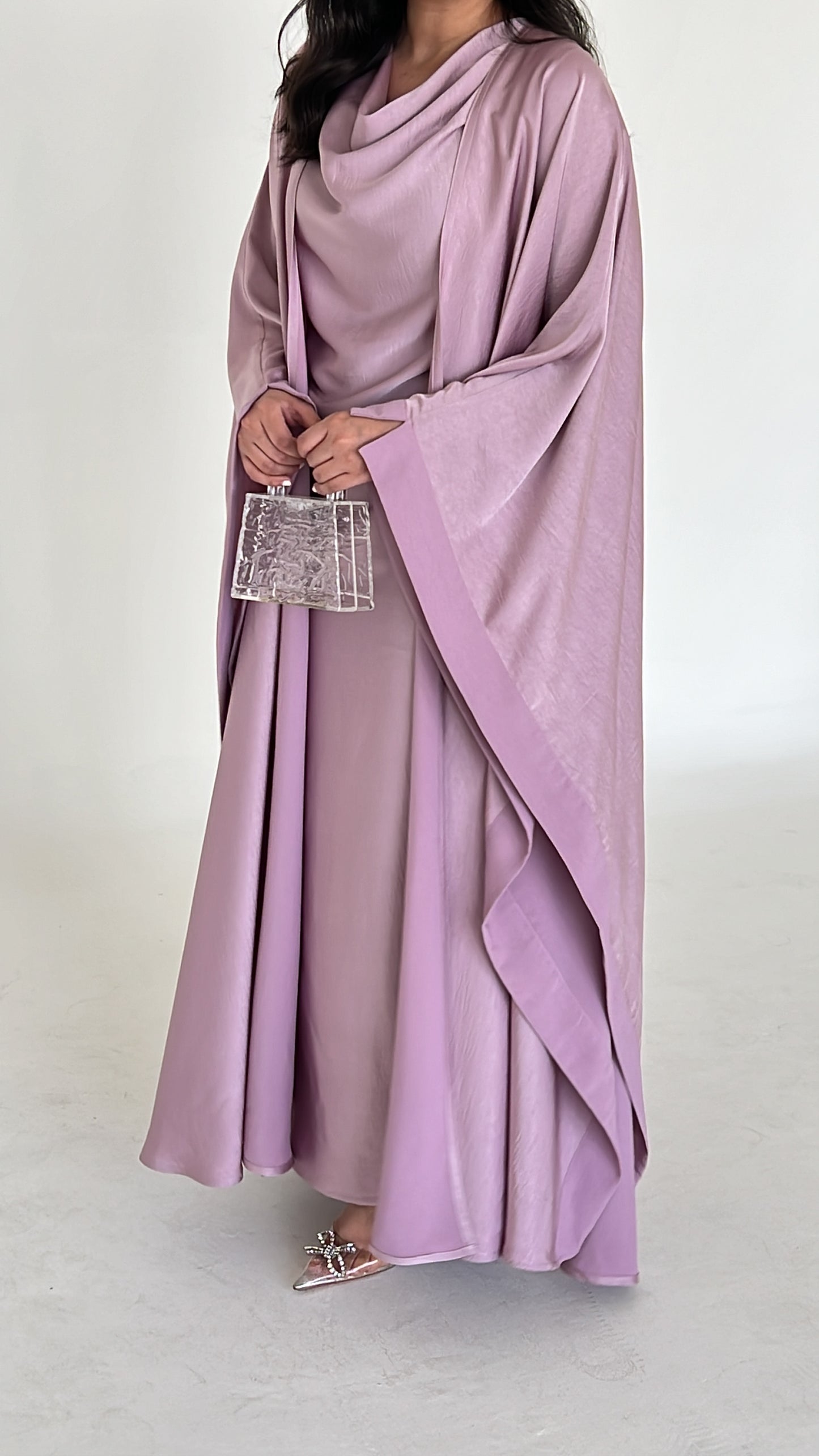 SILK ABAYA SET