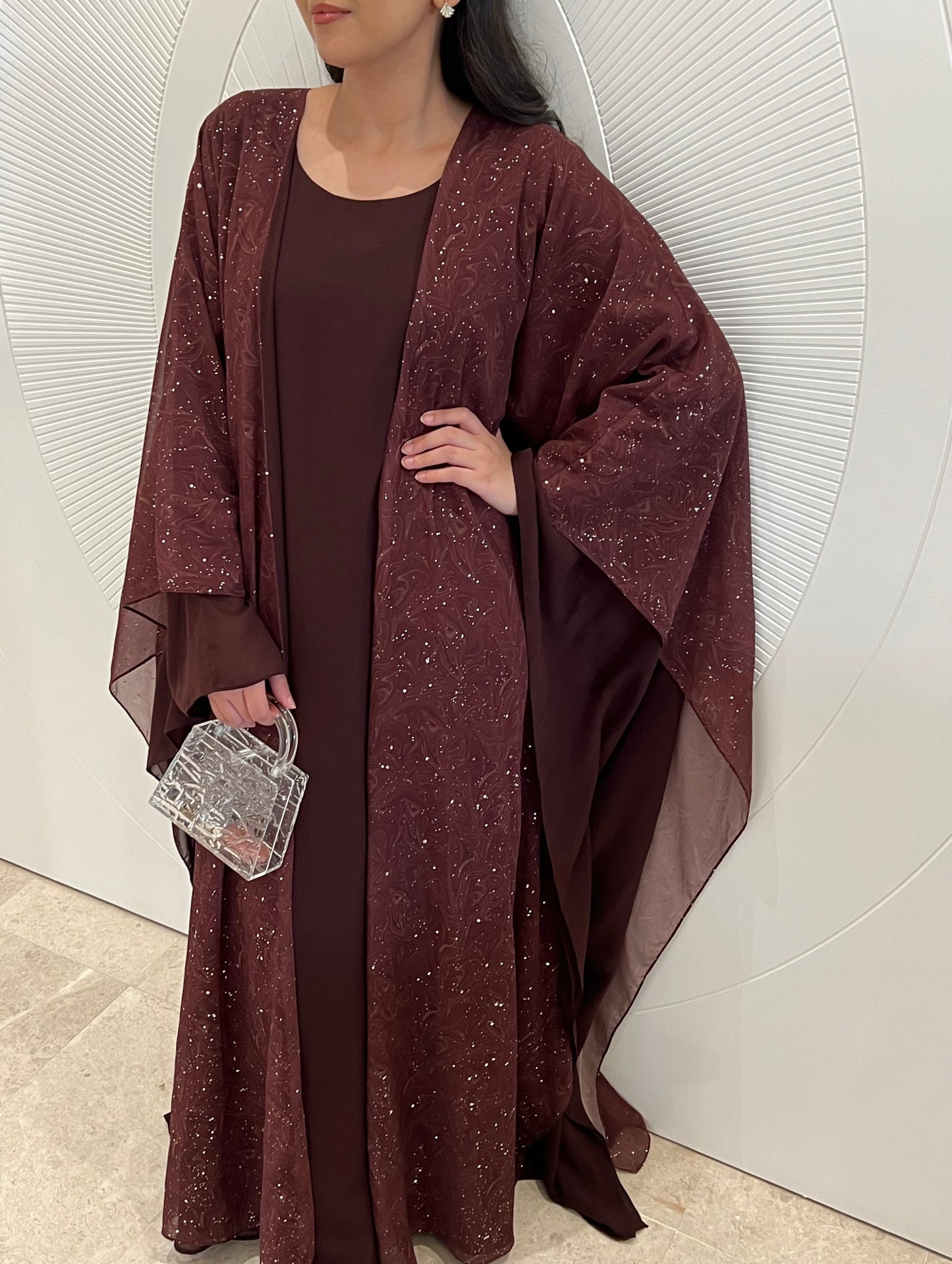 STAR ABAYA SET