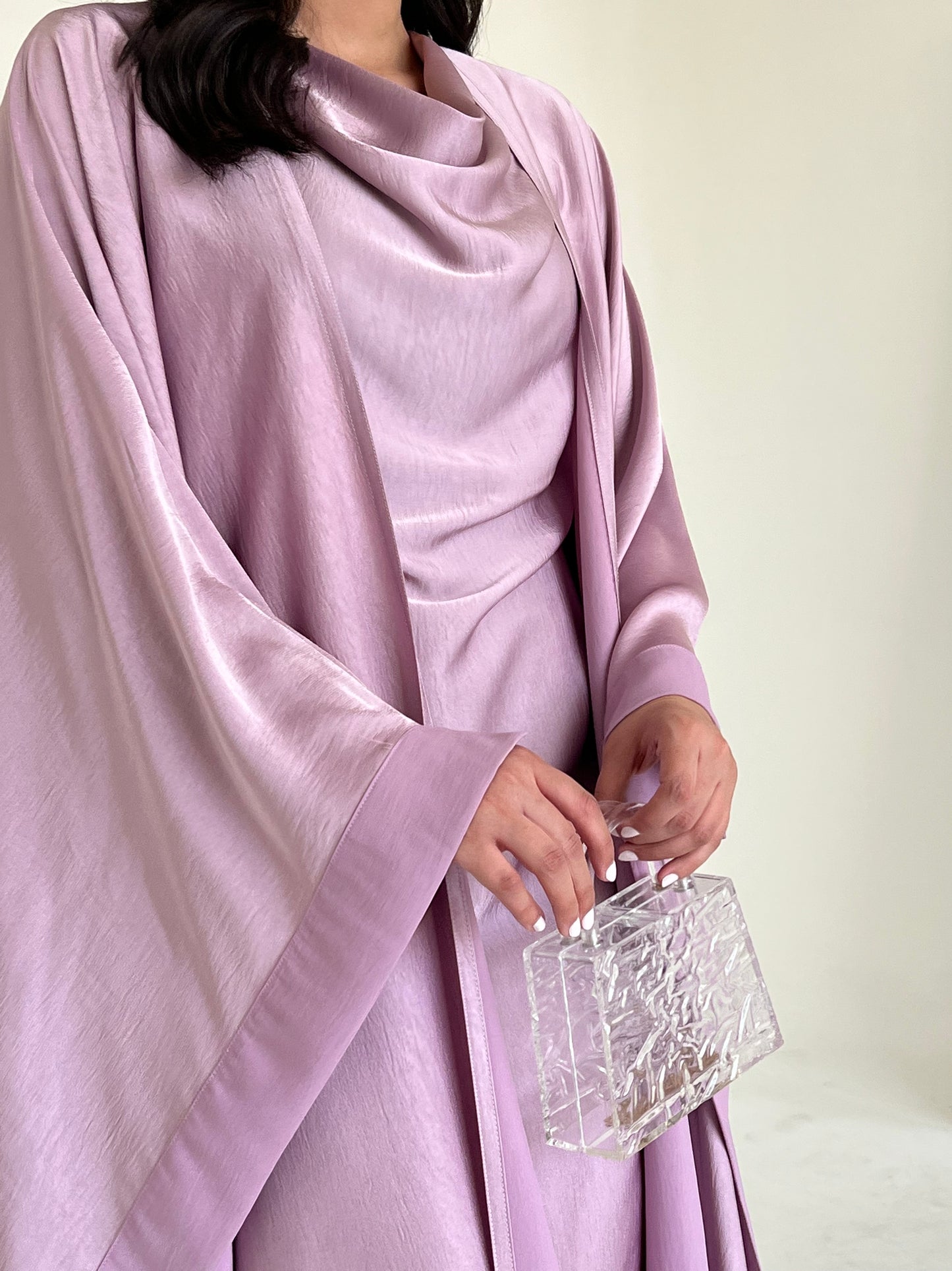 SILK ABAYA SET