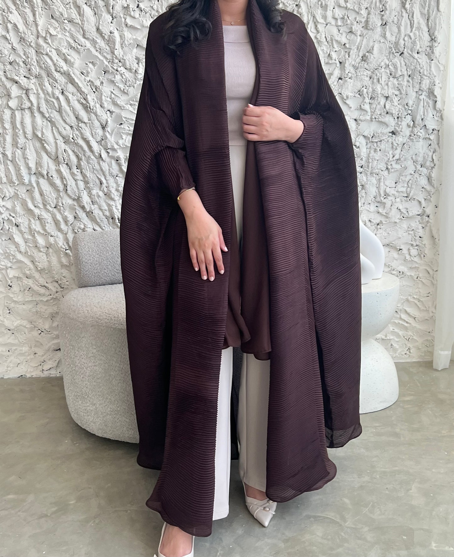 PLEATED ABAYA