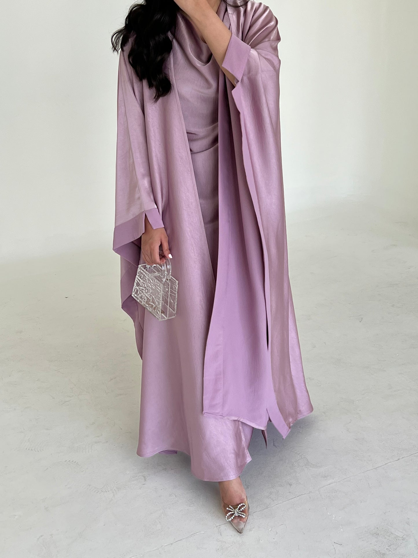 SILK ABAYA SET