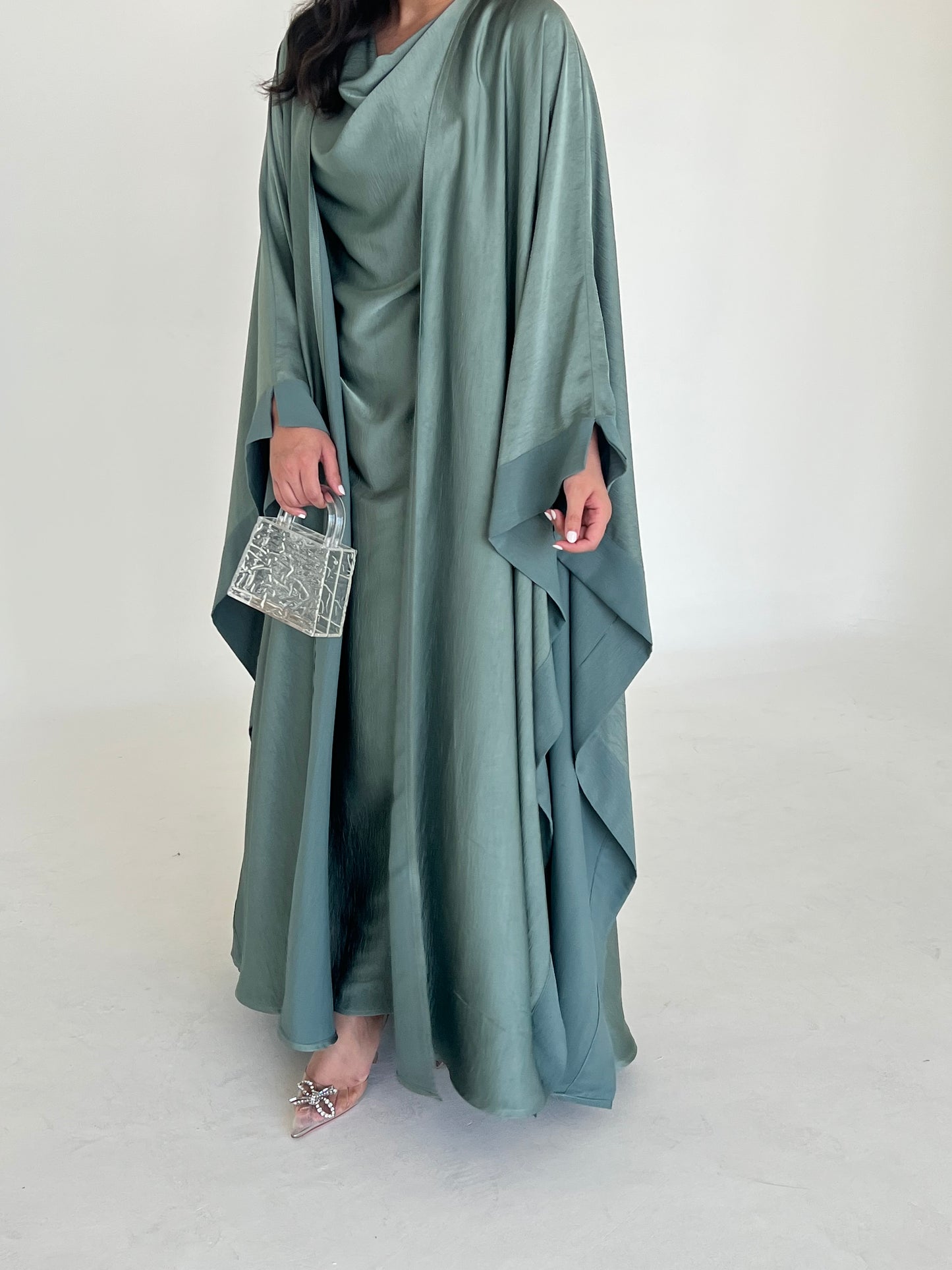 SILK ABAYA SET