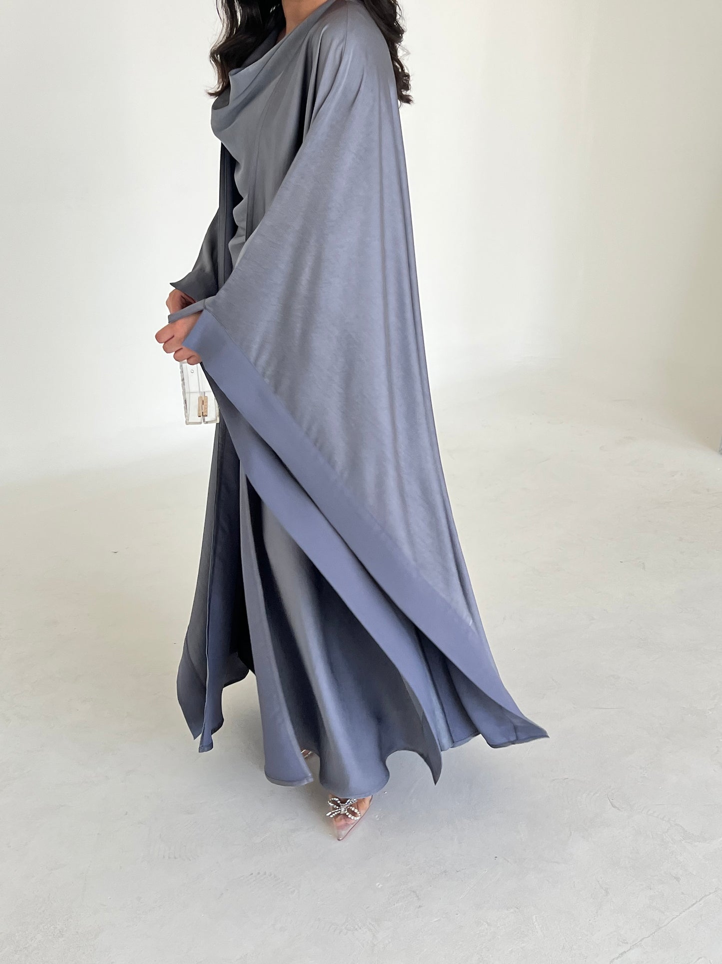 SILK ABAYA SET