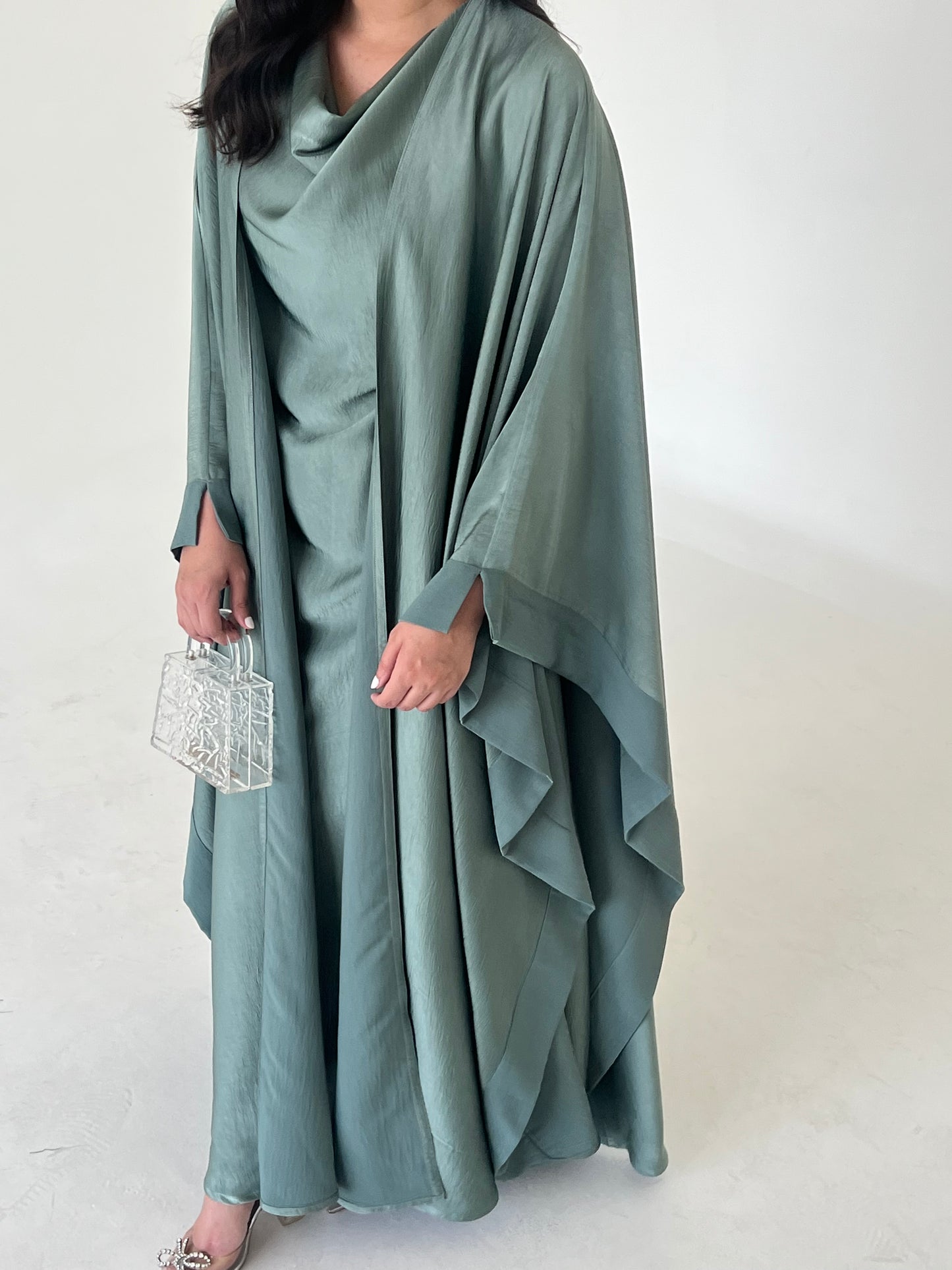 SILK ABAYA SET