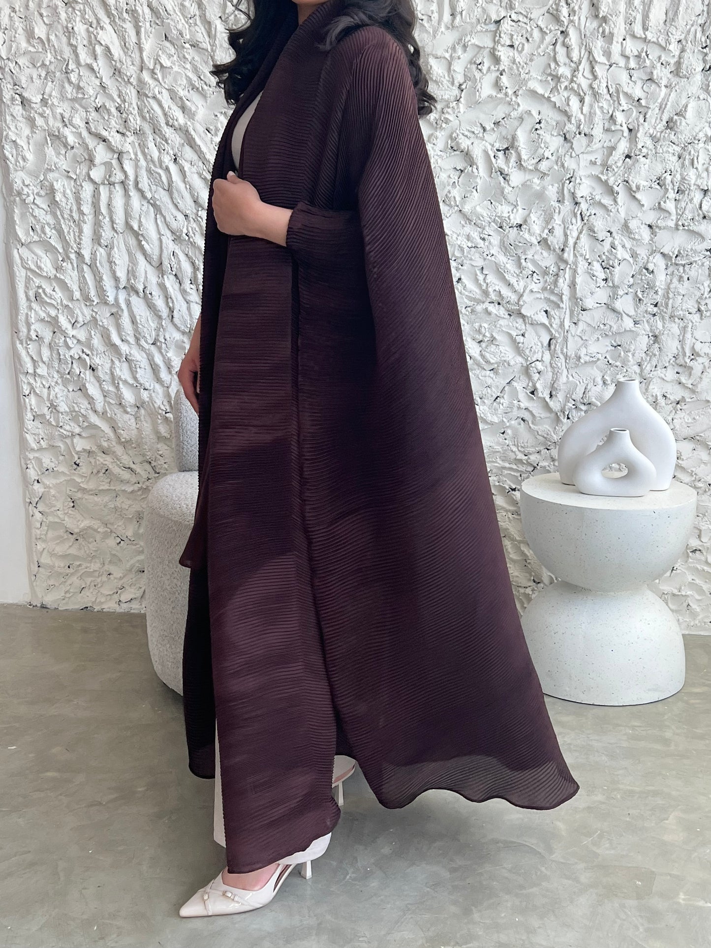 PLEATED ABAYA