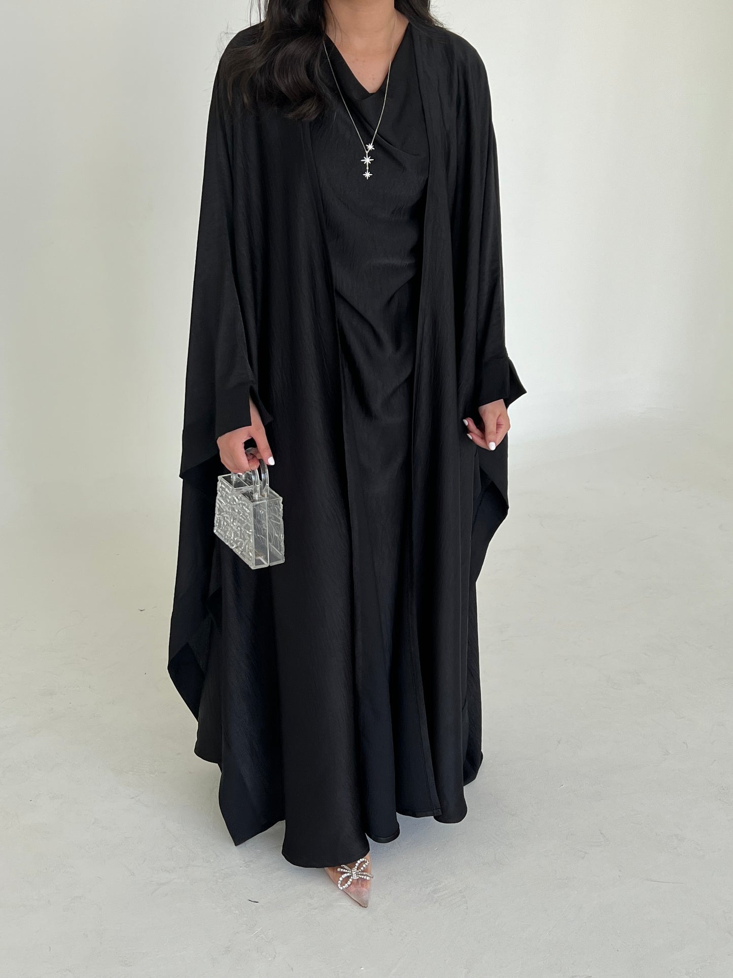 SILK ABAYA SET