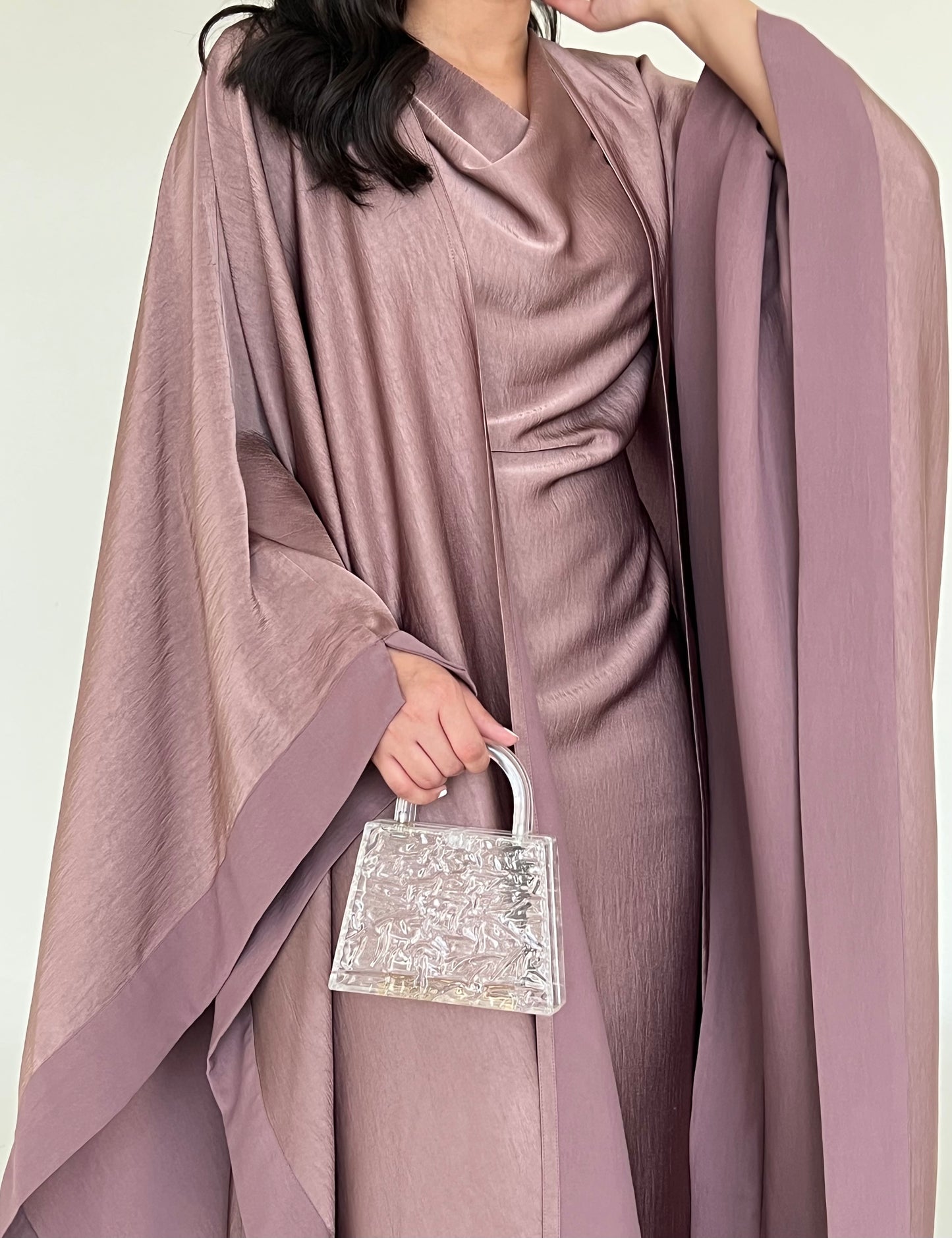 SILK ABAYA SET