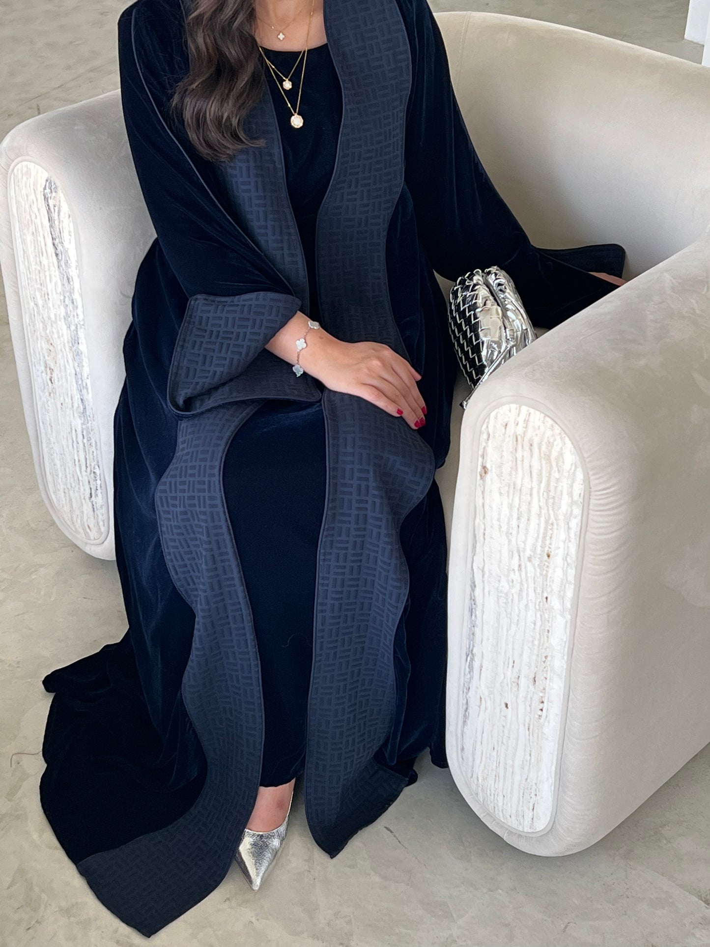 VELVET ABAYA SET