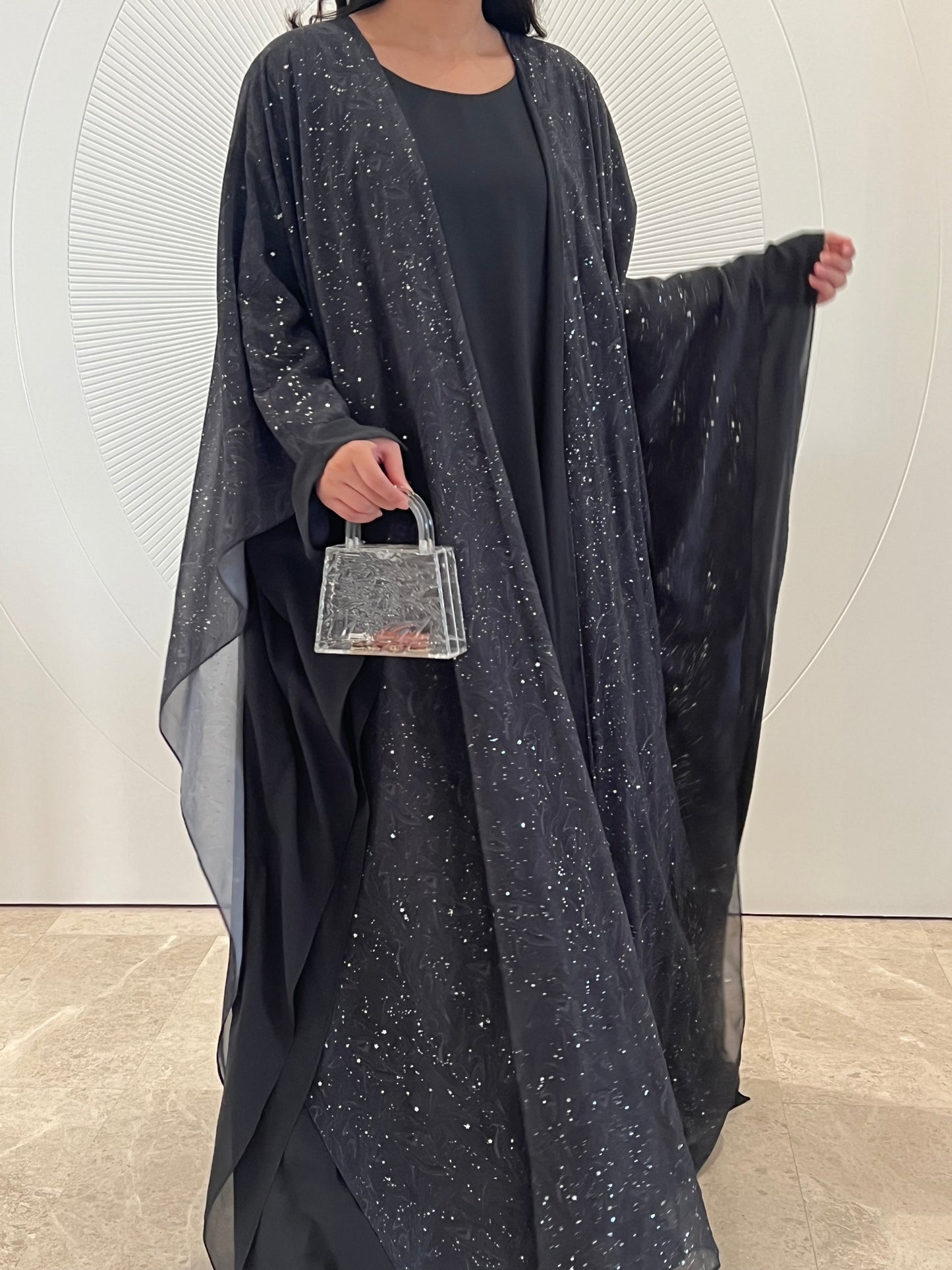 STAR ABAYA SET