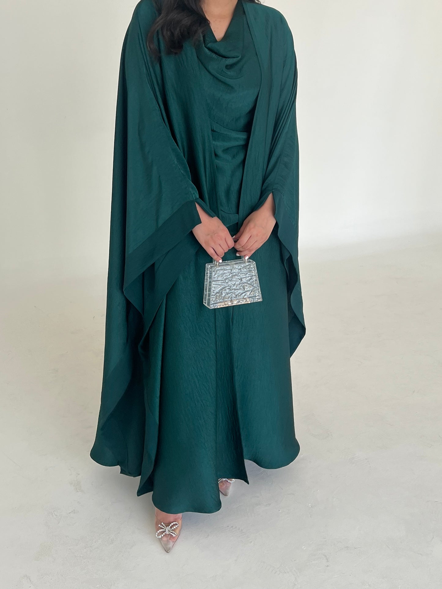 SILK ABAYA SET