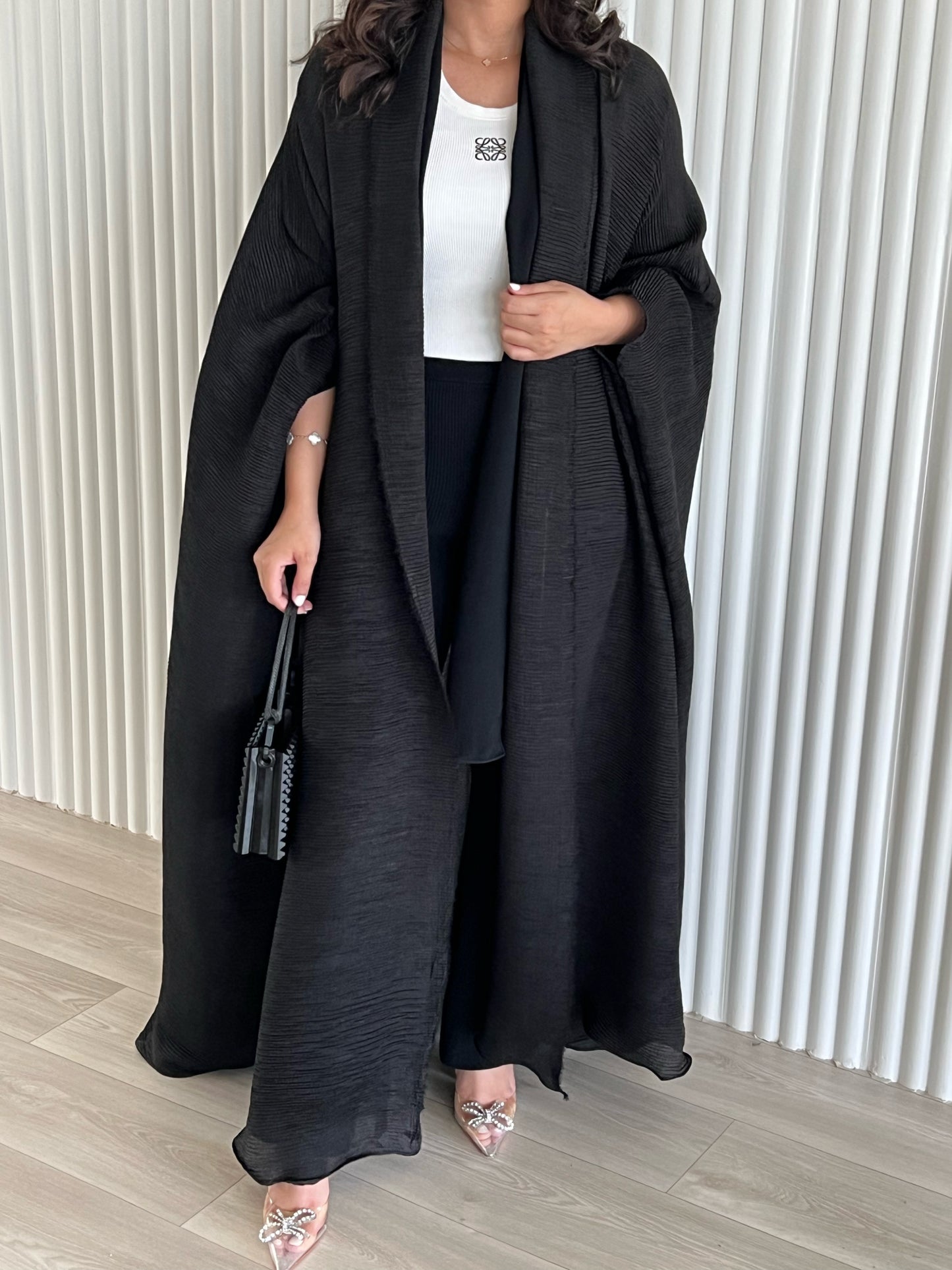 PLEATED ABAYA