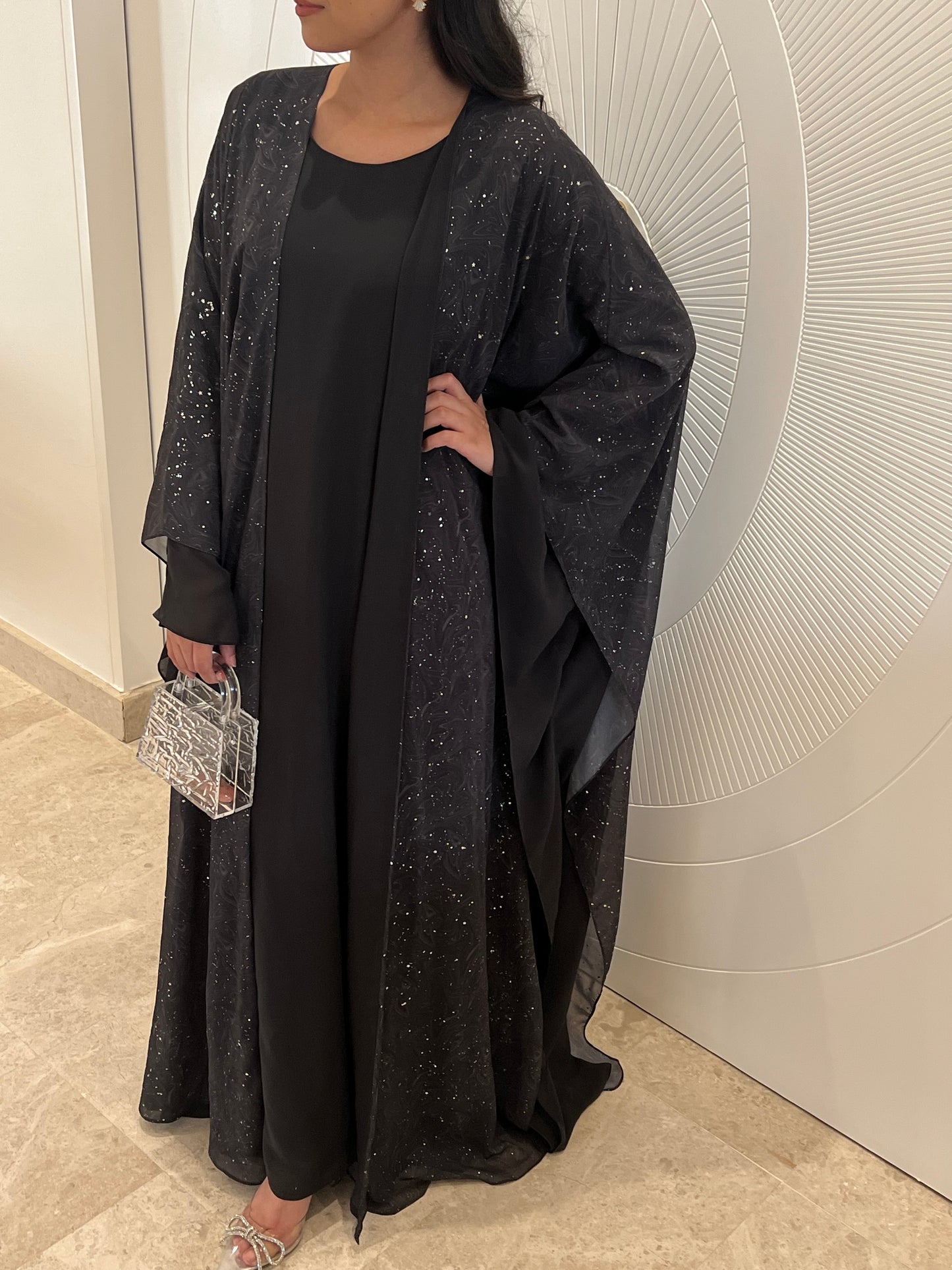 STAR ABAYA SET