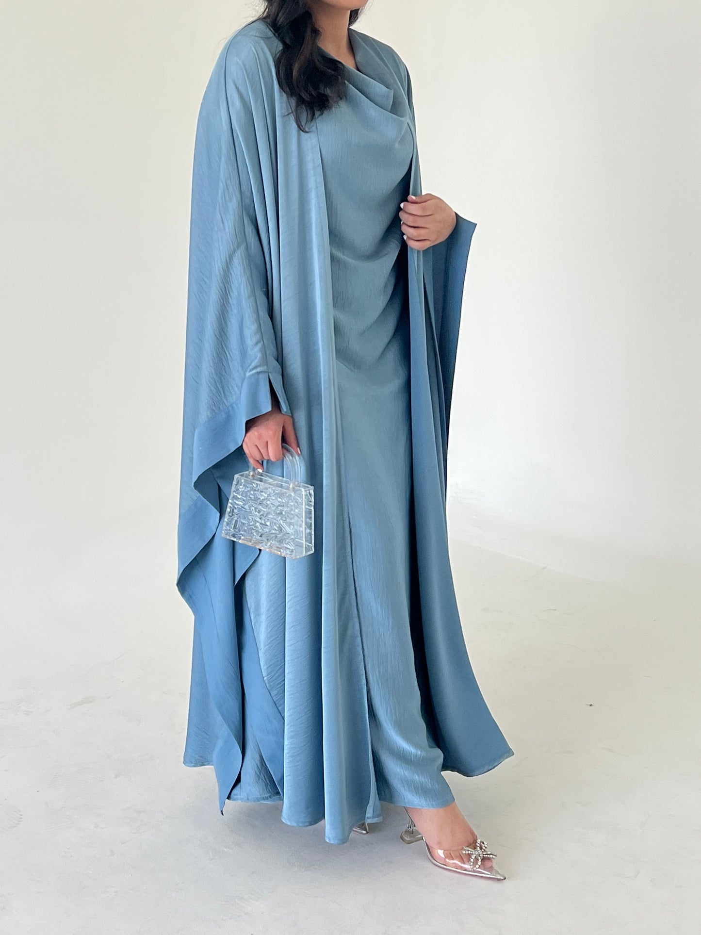 SILK ABAYA SET