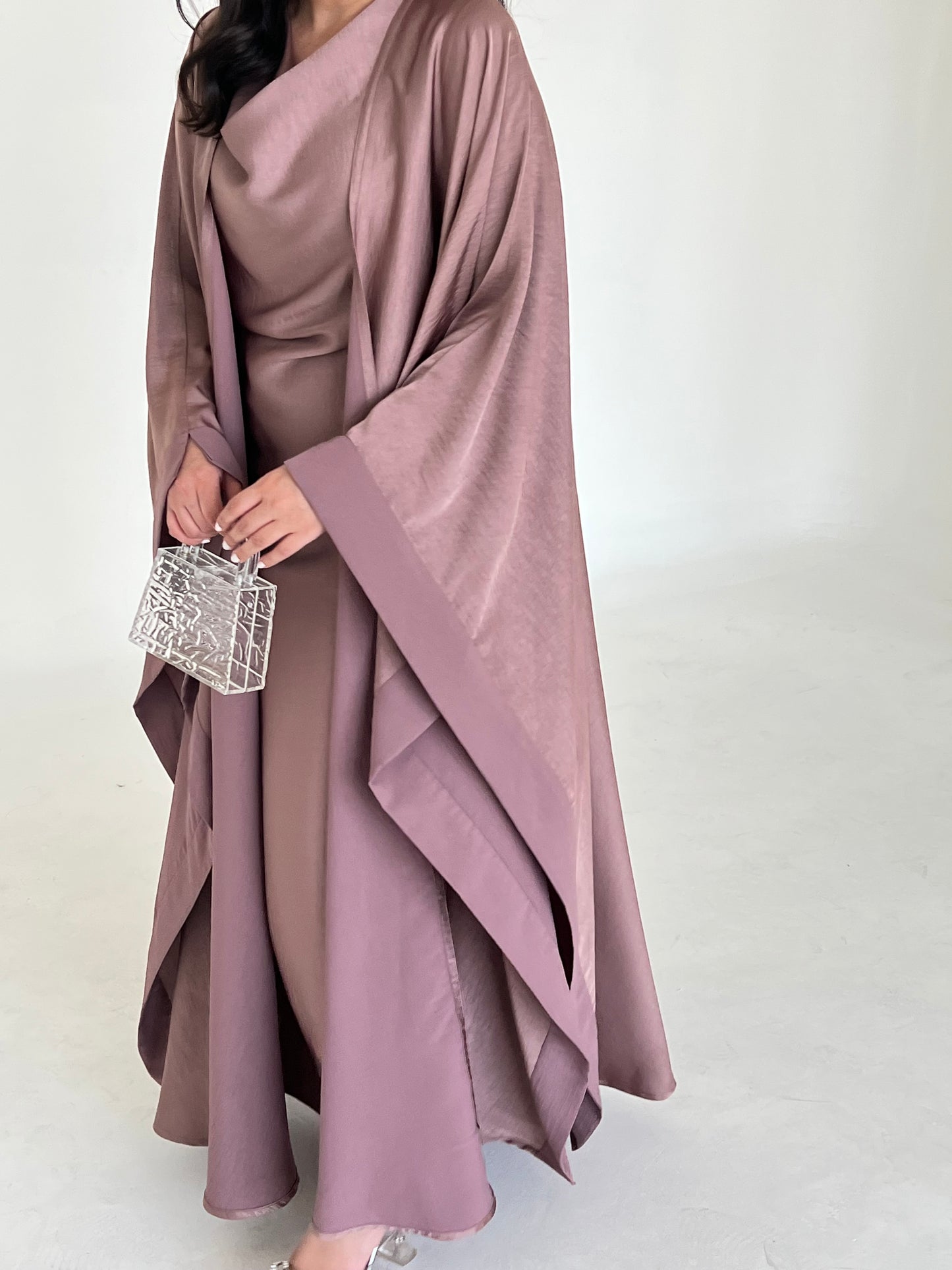 SILK ABAYA SET