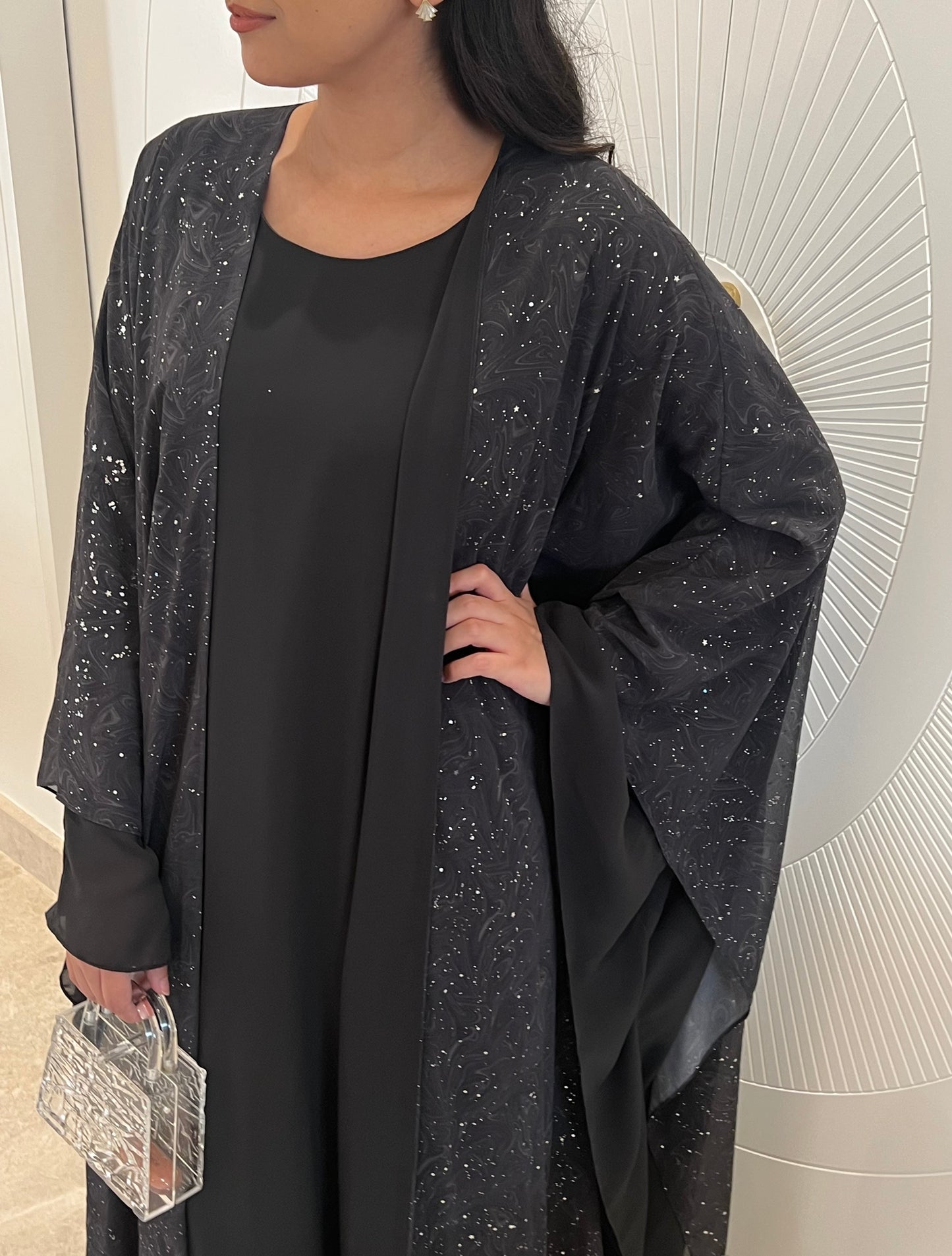 STAR ABAYA SET