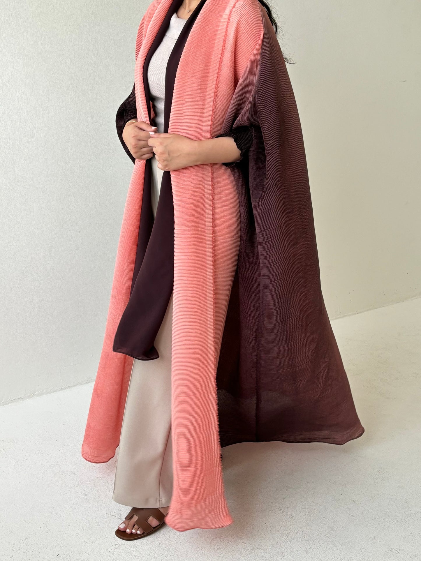 PLEATED ABAYA