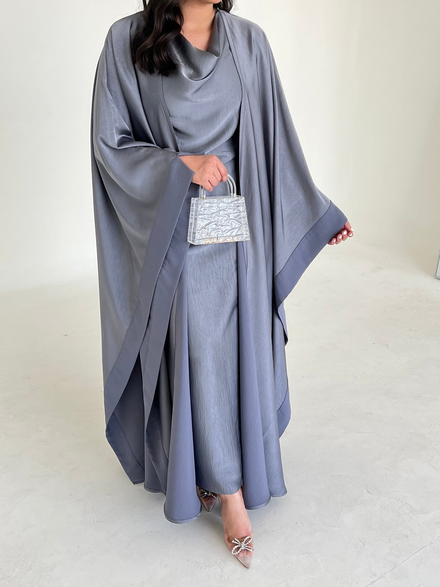 SILK ABAYA SET