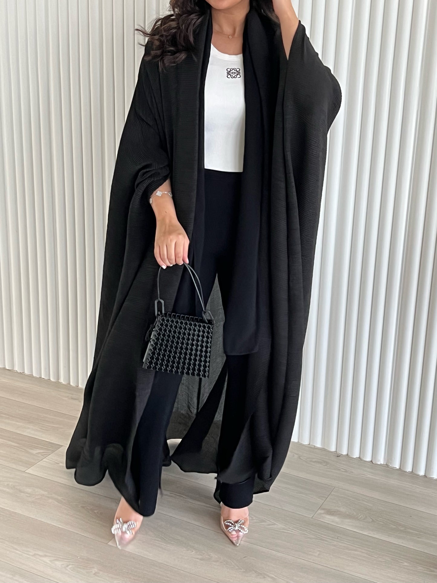 PLEATED ABAYA