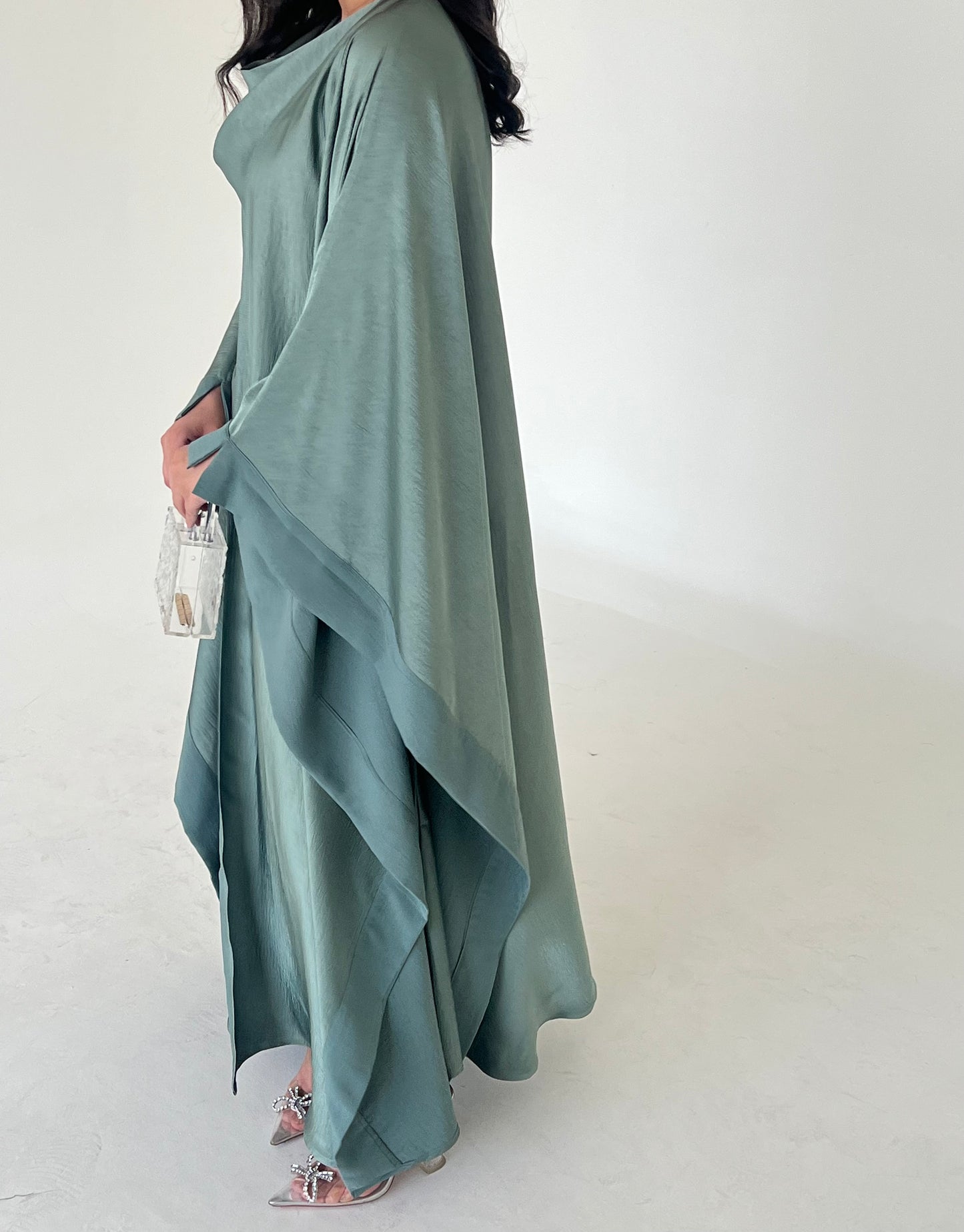 SILK ABAYA SET