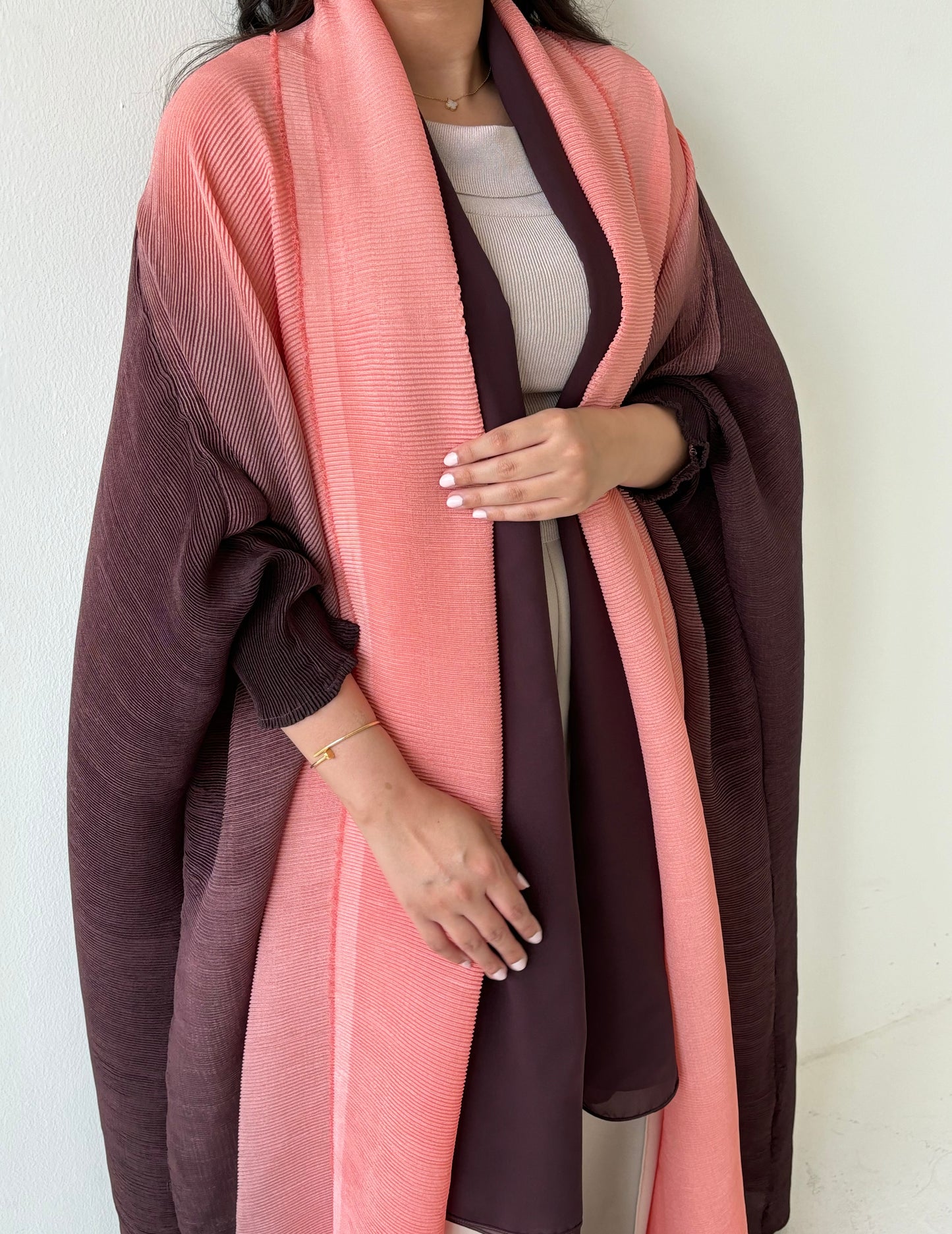 PLEATED ABAYA