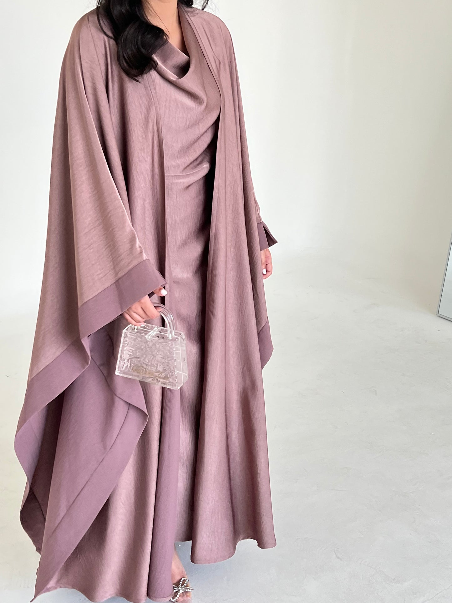 SILK ABAYA SET