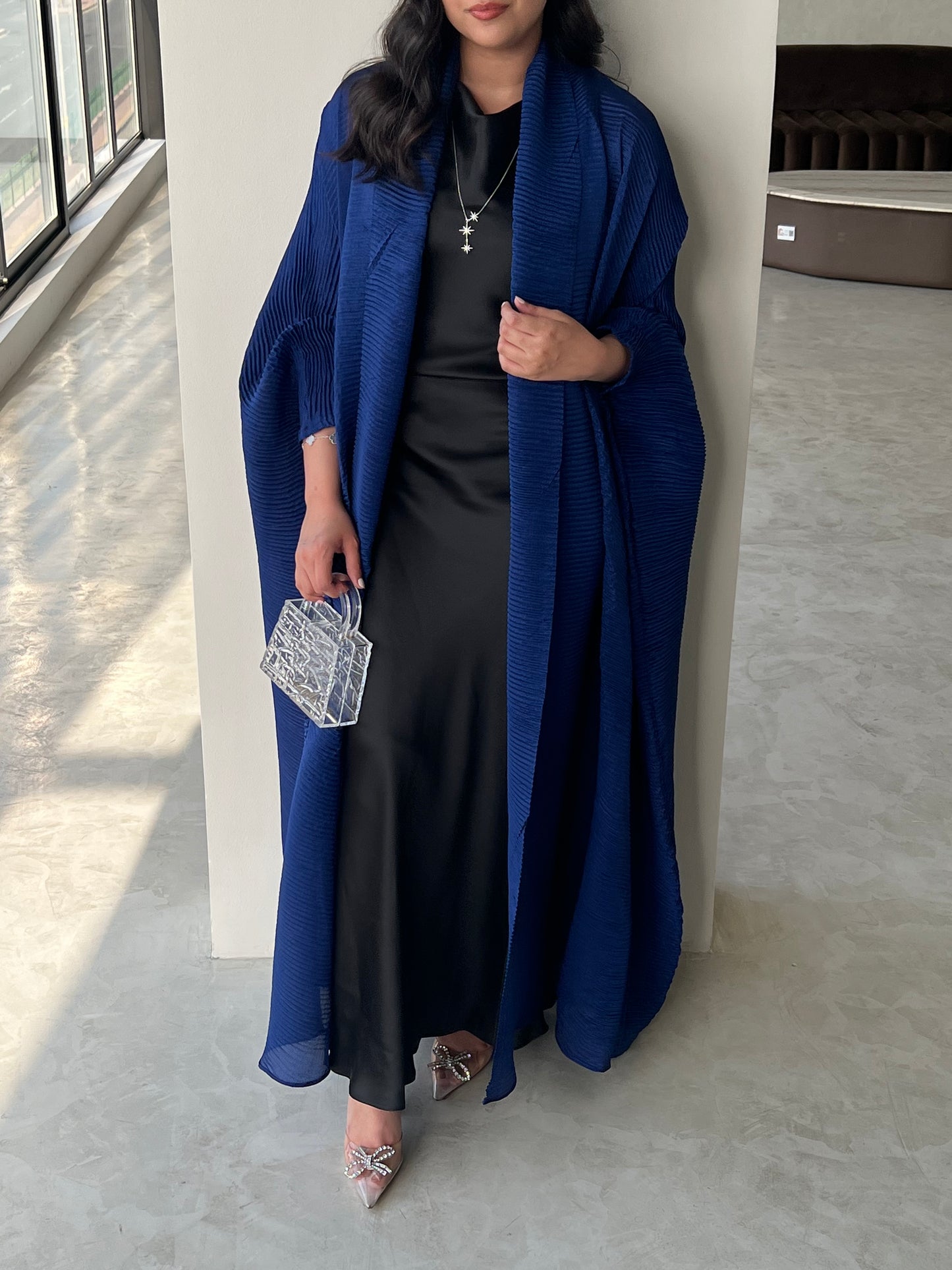 PLEATED ABAYA