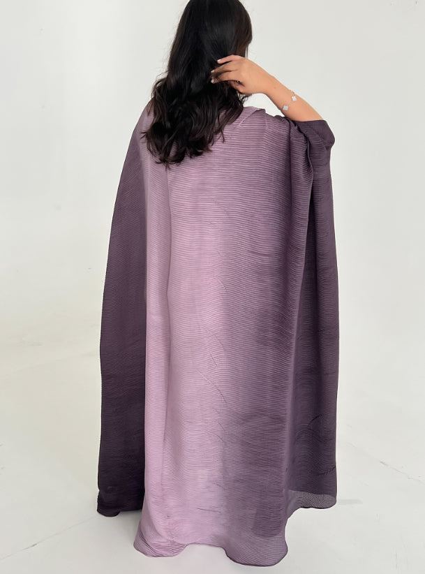 PURPLE PLEATED